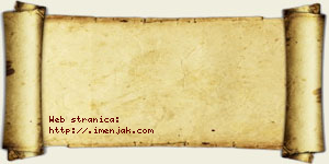 Isidora Pejović vizit kartica